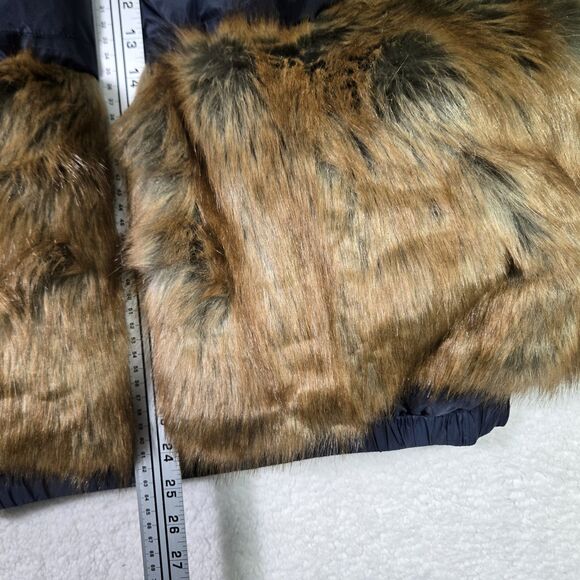 $600 Nike x Sacai Womens XS Parka Dark Obsidian Puffer Down Jacket CT3267-475 - Picture 7 of 7